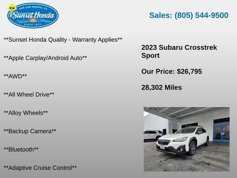 Used 2023 Subaru Crosstrek 2.5i Sport AWD/4WD image 5