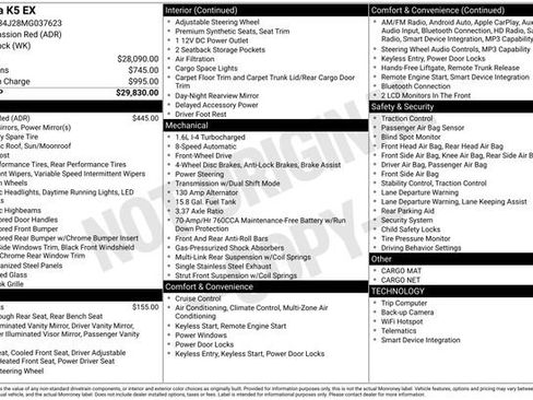 Used 2021 Kia K5 EX image 7