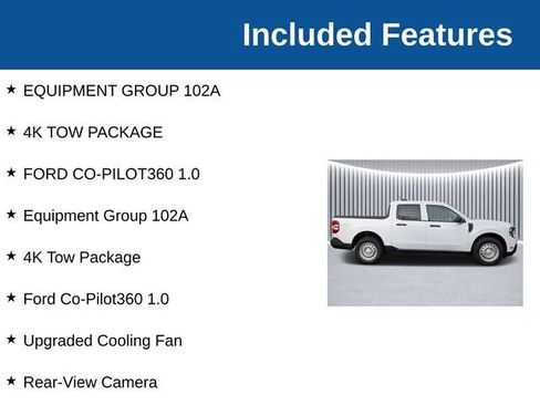 New 2025 Ford Maverick XL w/ 4K Tow Package AWD/4WD image 4