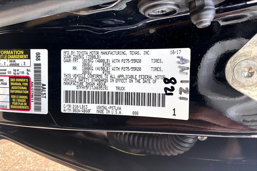 Used 2018 Toyota Tundra Limited w/ Limited Premium Package AWD/4WD image 33