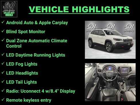 Used 2019 Jeep Cherokee Trailhawk AWD/4WD image 3