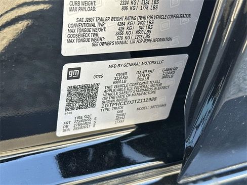 Used 2026 GMC Sierra 1500 Elevation w/ LPO, Elevation Black Package image 34