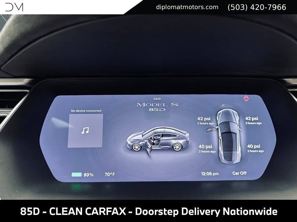 Used 2015 Tesla Model S 85D AWD/4WD image 32