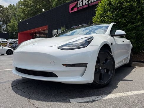 Used 2021 Tesla Model 3 Long Range AWD/4WD image 2