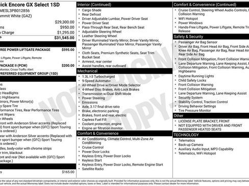 Used 2023 Buick Encore GX Select AWD/4WD image 6