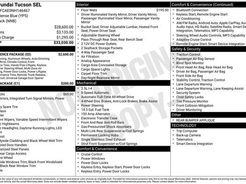 Used 2022 Hyundai Tucson SEL w/ Convenience Package image 7