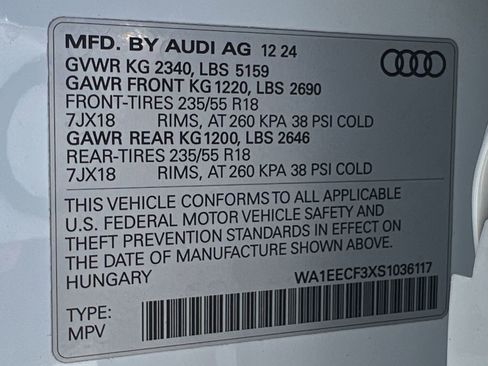 Certified 2025 Audi Q3 2.0T Premium Plus w/ Premium Plus Package image 20