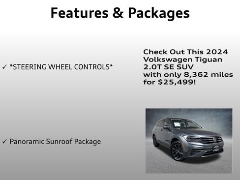Used 2024 Volkswagen Tiguan SE image 8