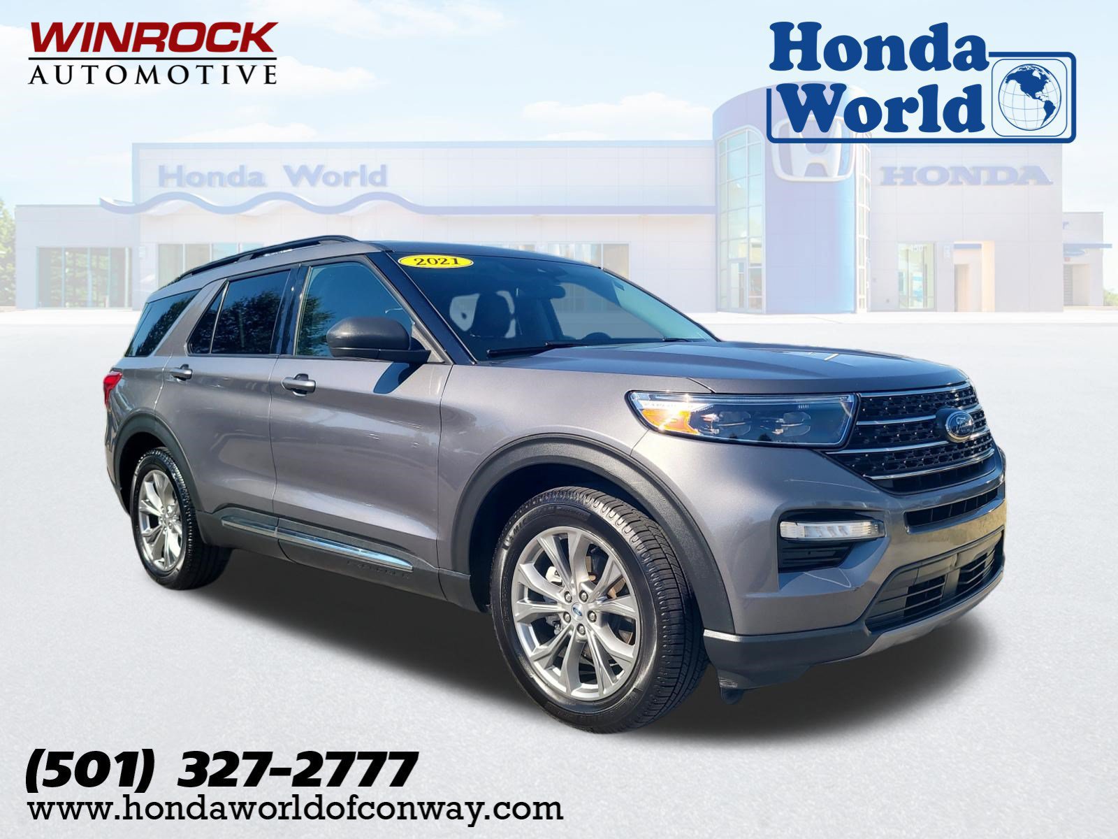 Used 2021 Ford Explorer XLT w/ Equipment Group 202A RWD image 1