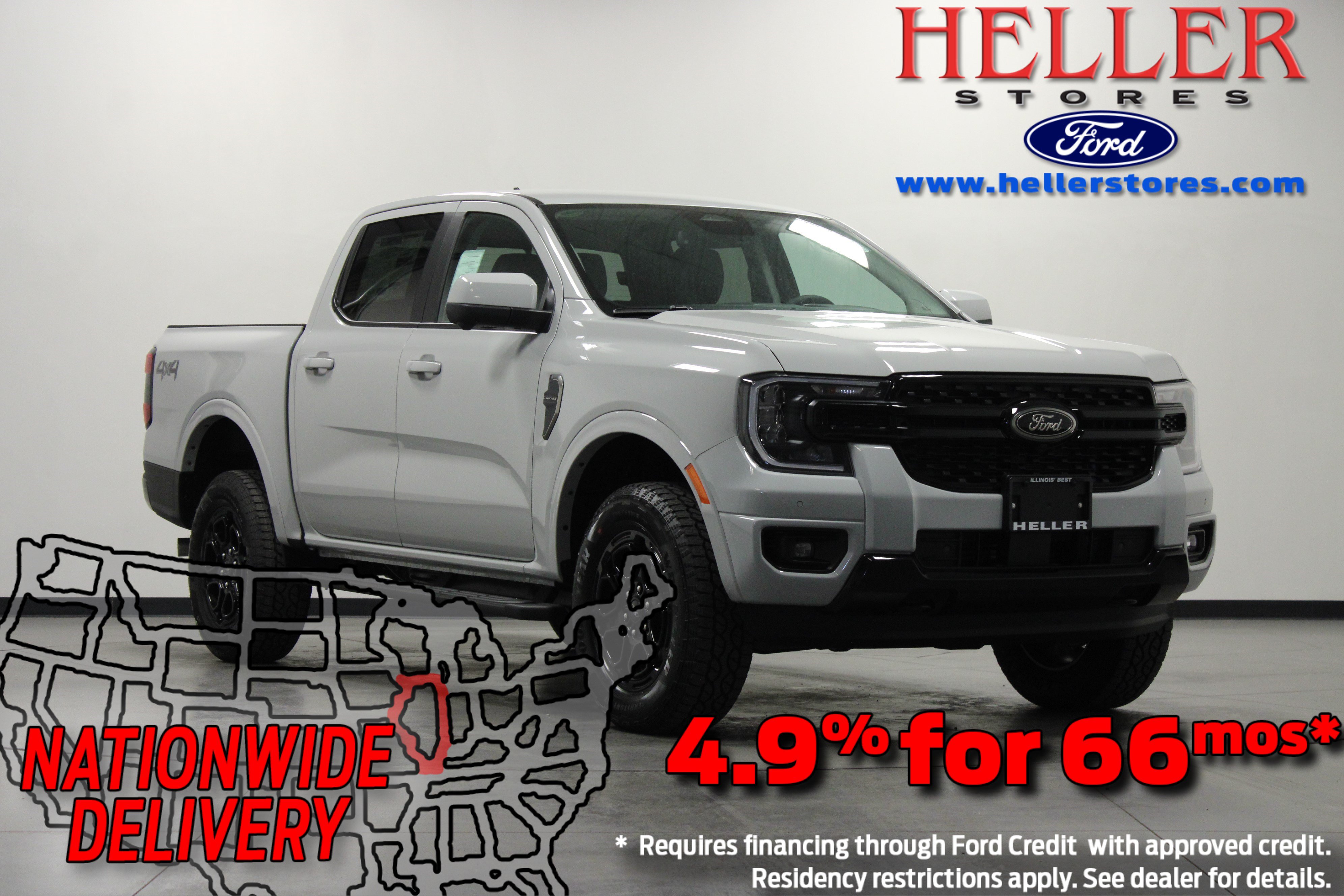 New 2026 Ford Ranger Lariat w/ Black Appearance Package AWD/4WD image 1