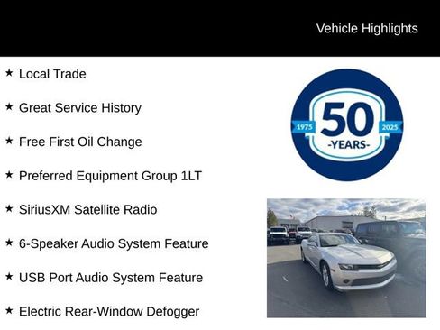 Used 2015 Chevrolet Camaro LT image 5