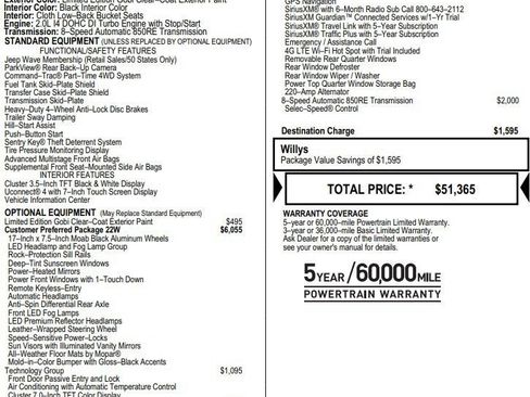 Used 2022 Jeep Wrangler Unlimited Sport AWD/4WD image 2
