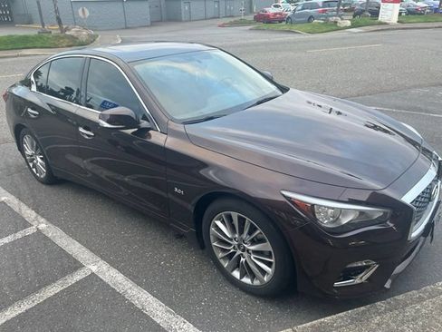Used 2018 INFINITI Q50 Luxe w/ Essential Package (3.0T Luxe) AWD/4WD image 1