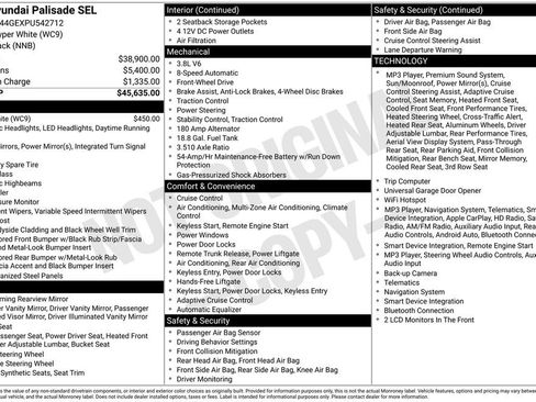 Used 2023 Hyundai Palisade SEL FWD image 6