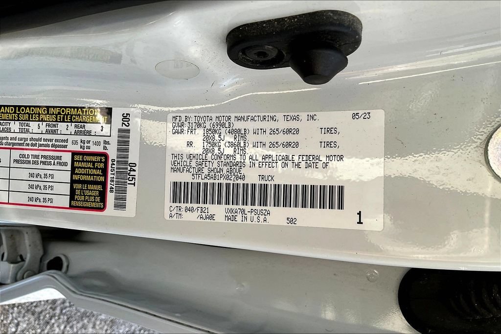 Used 2023 Toyota Tundra SR5 RWD image 19