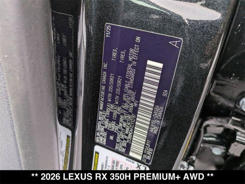 New 2026 Lexus RX 350 350h w/ Convenience Package image 20