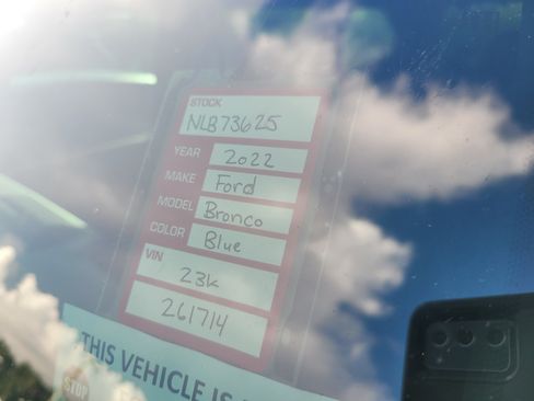 Used 2022 Ford Bronco Wildtrak AWD/4WD image 10