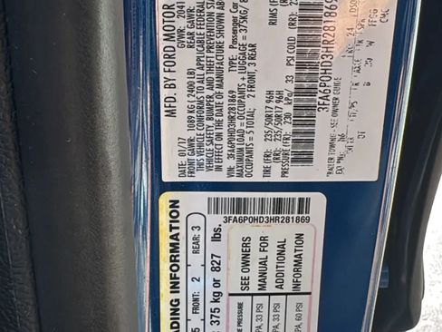 Used 2017 Ford Fusion SE FWD image 52