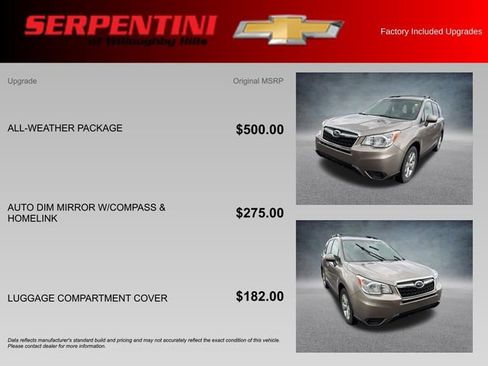 Used 2015 Subaru Forester 2.5i Premium w/ All-Weather Package AWD/4WD image 4