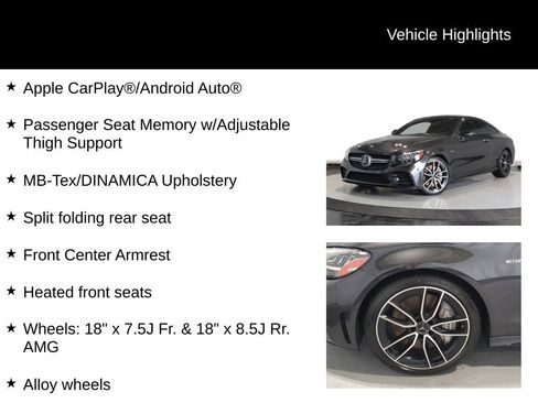 Used 2021 Mercedes-Benz C 43 AMG 4MATIC Coupe image 31