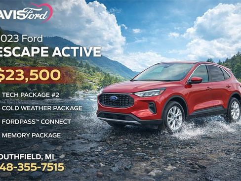Certified 2023 Ford Escape Active w/ Tech Pack #2 image 1