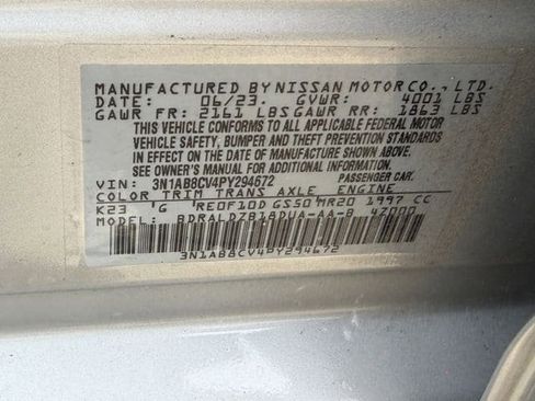 Used 2023 Nissan Sentra SV FWD image 27
