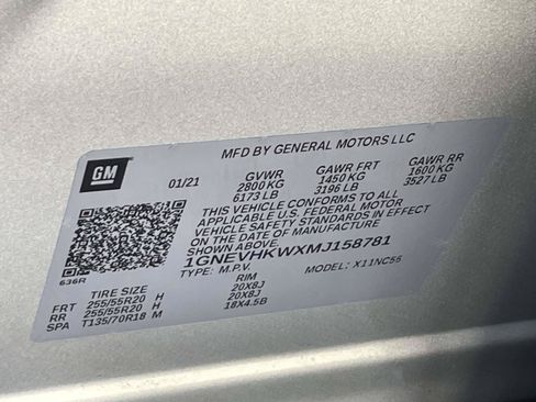 Used 2021 Chevrolet Traverse LT w/ LT Premium Package AWD/4WD image 44