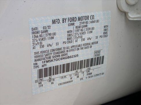Used 2022 Ford Explorer ST w/ ST Street Pack RWD image 26