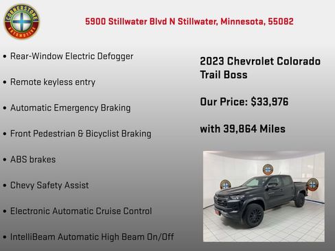Used 2023 Chevrolet Colorado Trail Boss w/ Advanced Trailering Package image 15