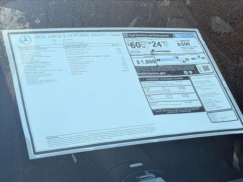 New 2026 Mercedes-Benz E 53 AMG e 4MATIC Sedan image 19