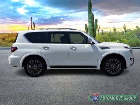 Used 2023 Nissan Armada Platinum w/ Captain's Chairs Package AWD/4WD image 3