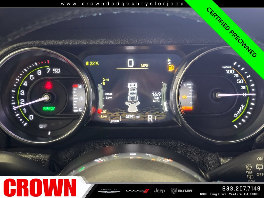 Used 2021 Jeep Wrangler Unlimited Rubicon 4xe w/ Steel Bumper Group AWD/4WD image 27