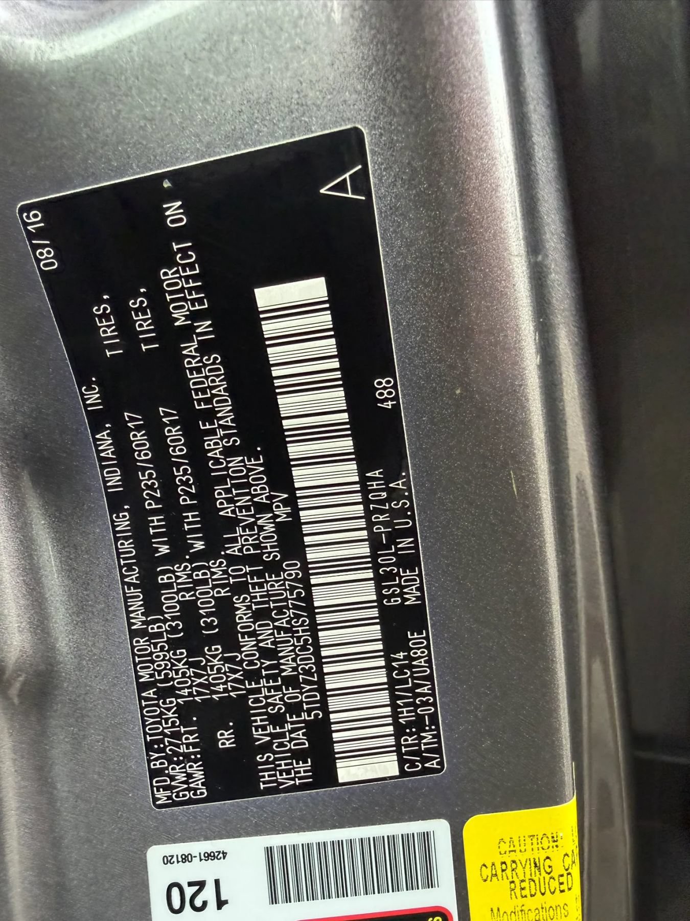Used 2017 Toyota Sienna XLE Premium FWD image 70