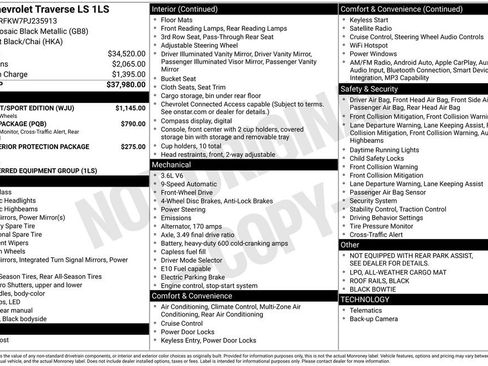 Used 2023 Chevrolet Traverse LS w/ Midnight/Sport Edition image 33