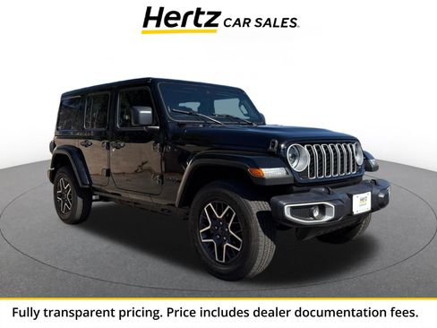 Used 2025 Jeep Wrangler Unlimited Sahara AWD/4WD image 1