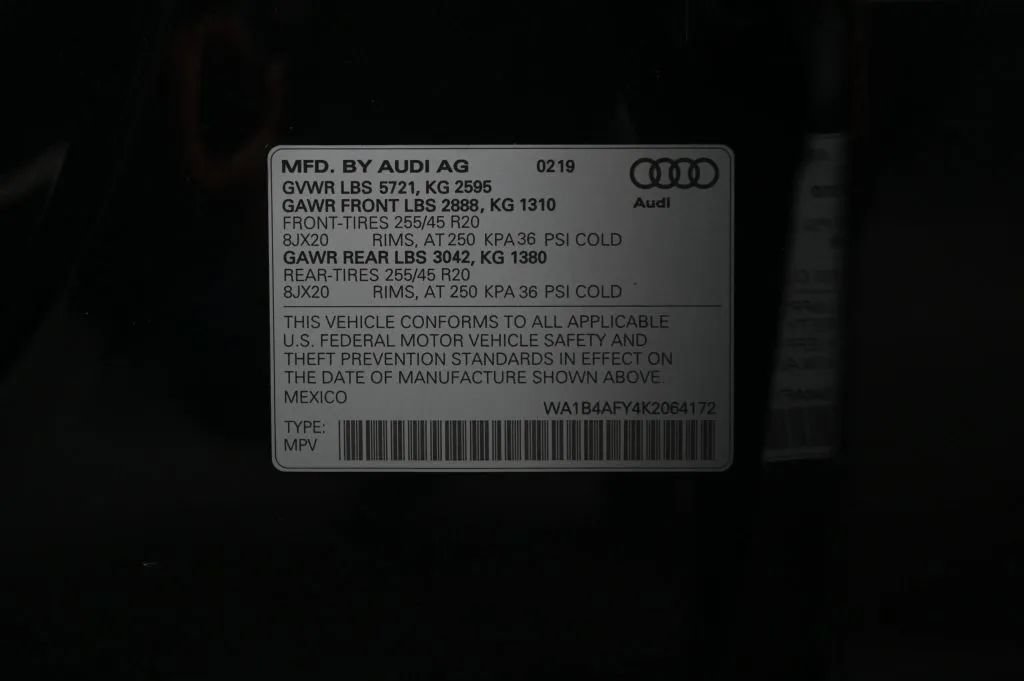 Used 2019 Audi SQ5 Premium Plus w/ Premium Plus Package AWD/4WD image 20