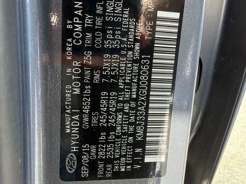 Used 2016 Hyundai Tucson Limited w/ Option Group 03 FWD image 21