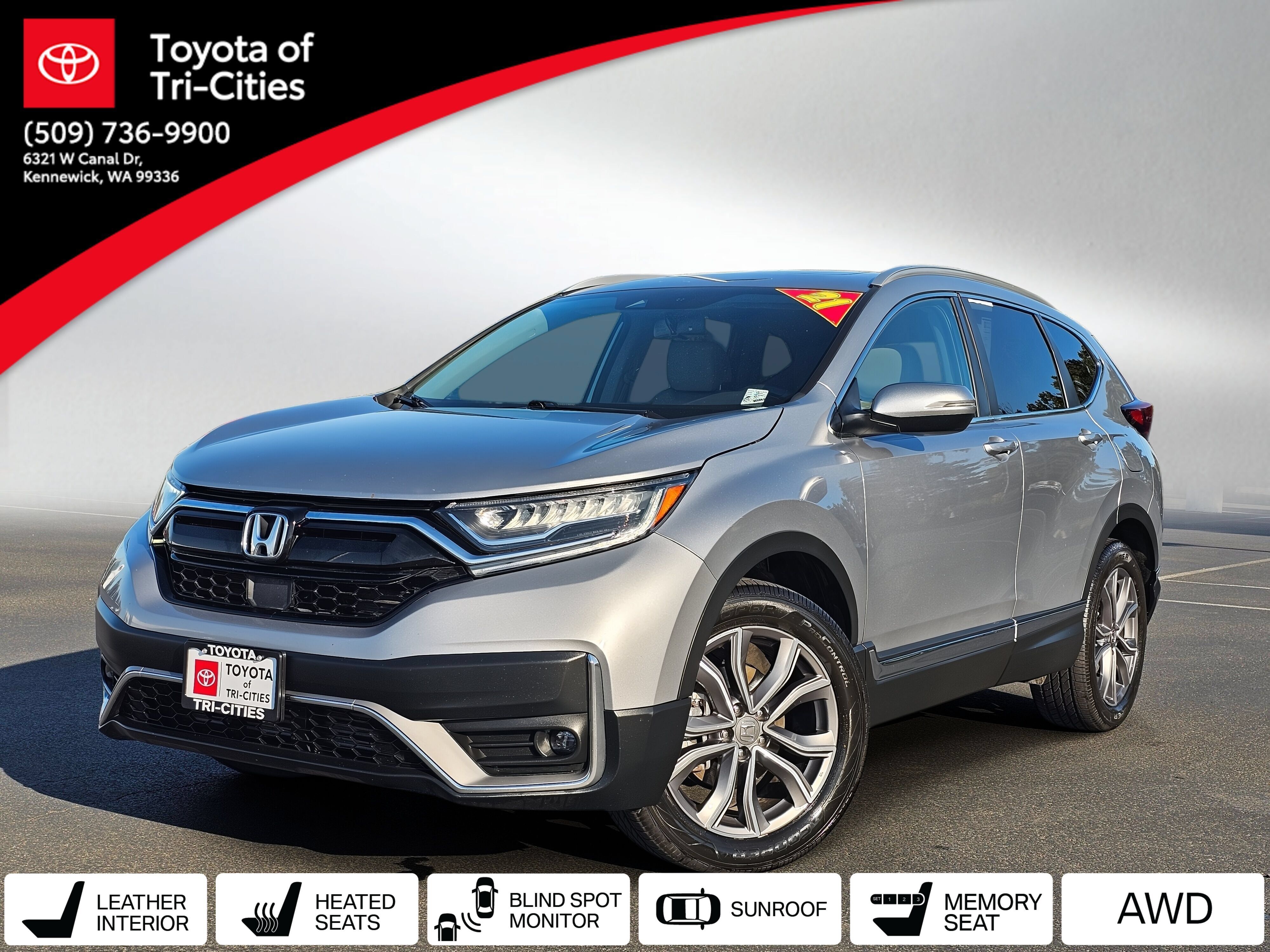 Used 2021 Honda CR-V Touring image 1