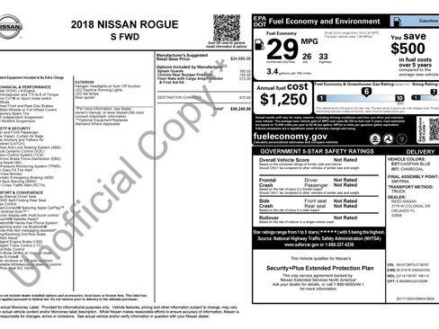 Used 2018 Nissan Rogue S FWD image 2