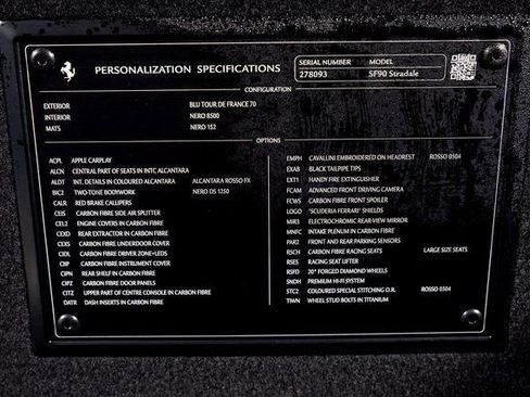 Certified 2022 Ferrari SF90 Stradale image 70