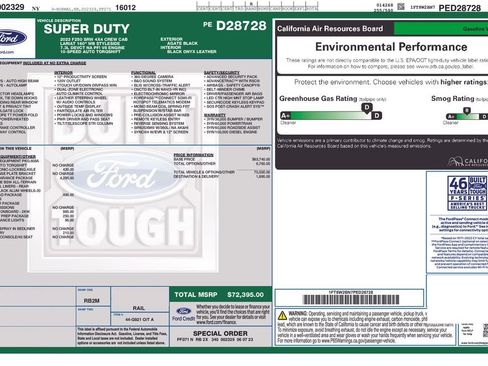Used 2023 Ford F250 Lariat w/ Black Appearance Package AWD/4WD image 28