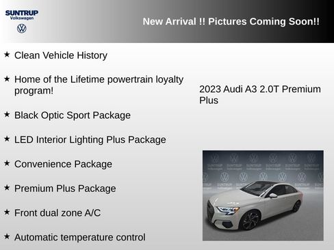 Used 2023 Audi A3 2.0T Premium Plus w/ Premium Plus Package AWD/4WD image 6