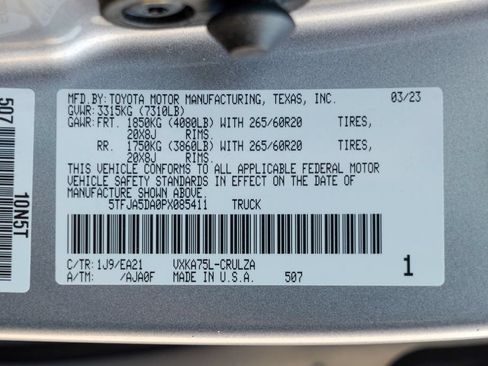 Used 2023 Toyota Tundra Limited AWD/4WD image 65