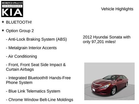 Used 2012 Hyundai Sonata GLS w/ Popular Equipment Pkg FWD image 7