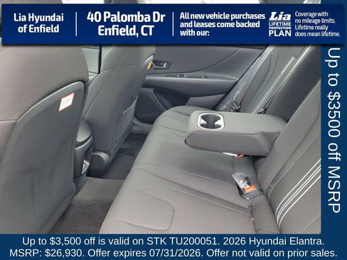 New 2026 Hyundai Elantra SEL Sport Premium FWD image 28