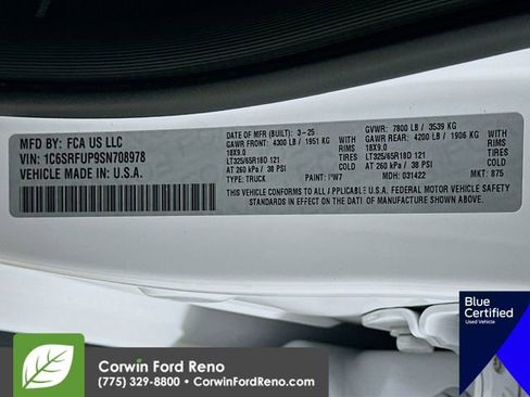 Used 2025 RAM 1500 RHO image 35