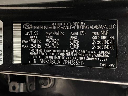 Certified 2023 Hyundai Tucson SEL AWD/4WD image 33
