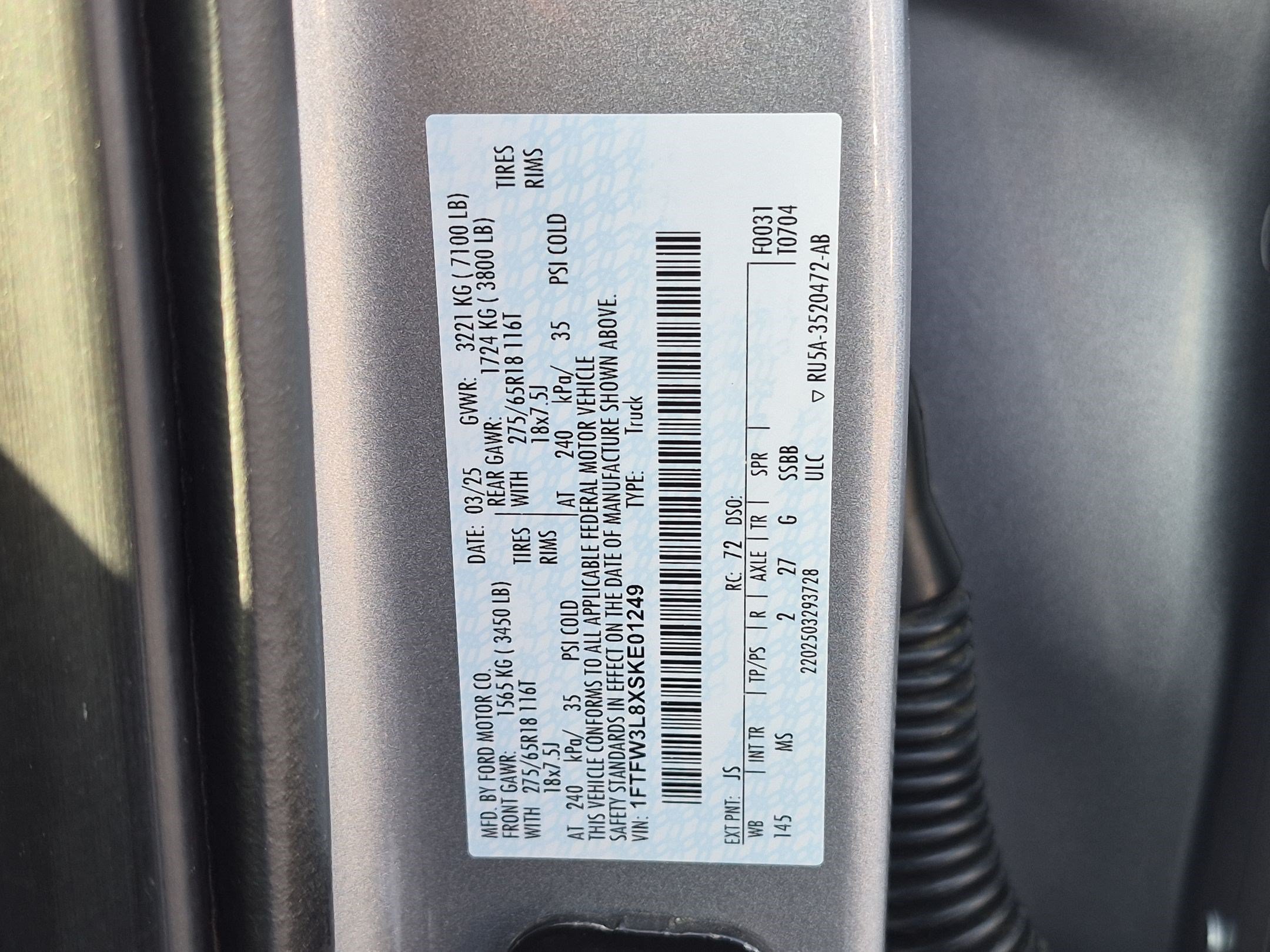 Used 2025 Ford F150 XLT w/ Equipment Group 301A Standard AWD/4WD image 35