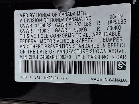 Used 2019 Honda Civic LX image 27