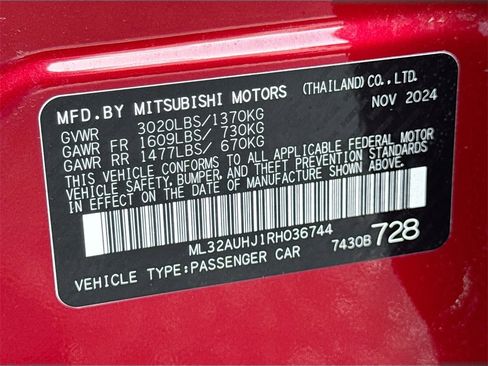 Used 2024 Mitsubishi Mirage LE image 31